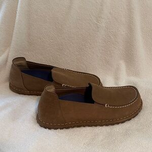 Birkenstock Tan Suede Loafers for Women
